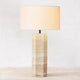 Modern Travertine Stone Table Lamp