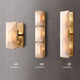 Solid Copper & Natural Stone Wall Sconce – Vintage Designer Wall Light