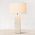 Modern Travertine Stone Table Lamp