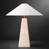 Modern Travertine Stone Table Lamp